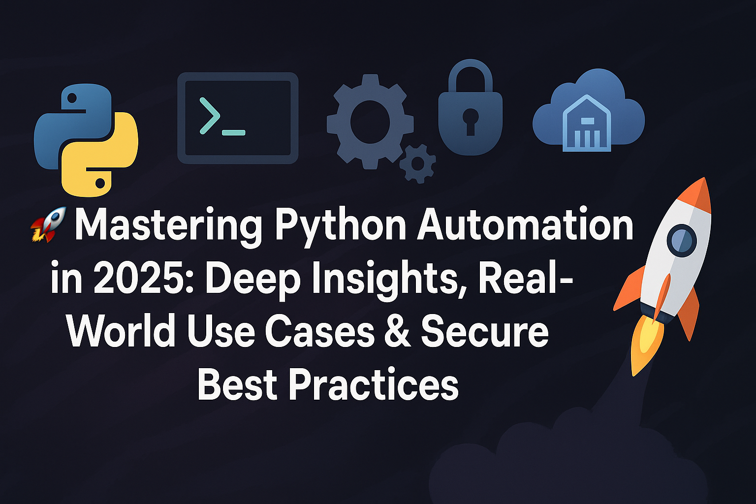 🚀 Mastering Python Automation in 2025: Deep Insights, Real-World Use Cases & Secure Best Practices